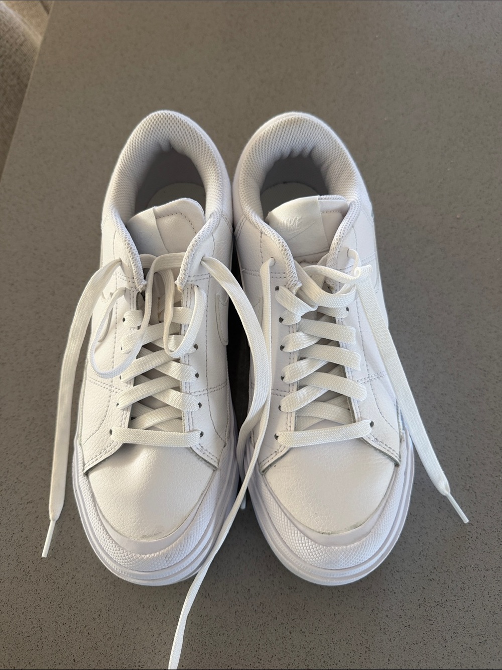 Nike White Leather Sneakers